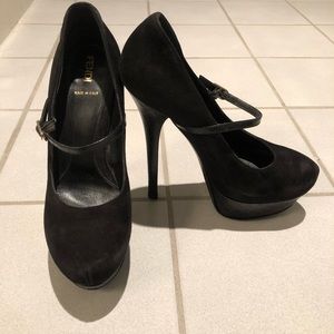 Fendi Black Mary Janes - TRULY FLAWLESS!! Size 38
